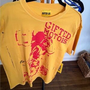 Yellow Graphic Tee